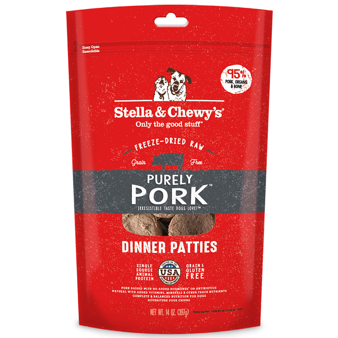 Stella & Chewy's - Purely Pork Freeze-Dried Raw Dinner Patties