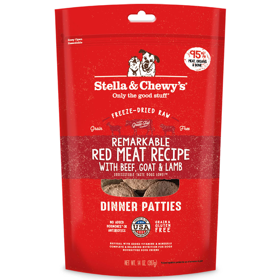 Stella & Chewy's - Remarkable Red Meat Freeze-Dried Raw Dinner Patties -14oz