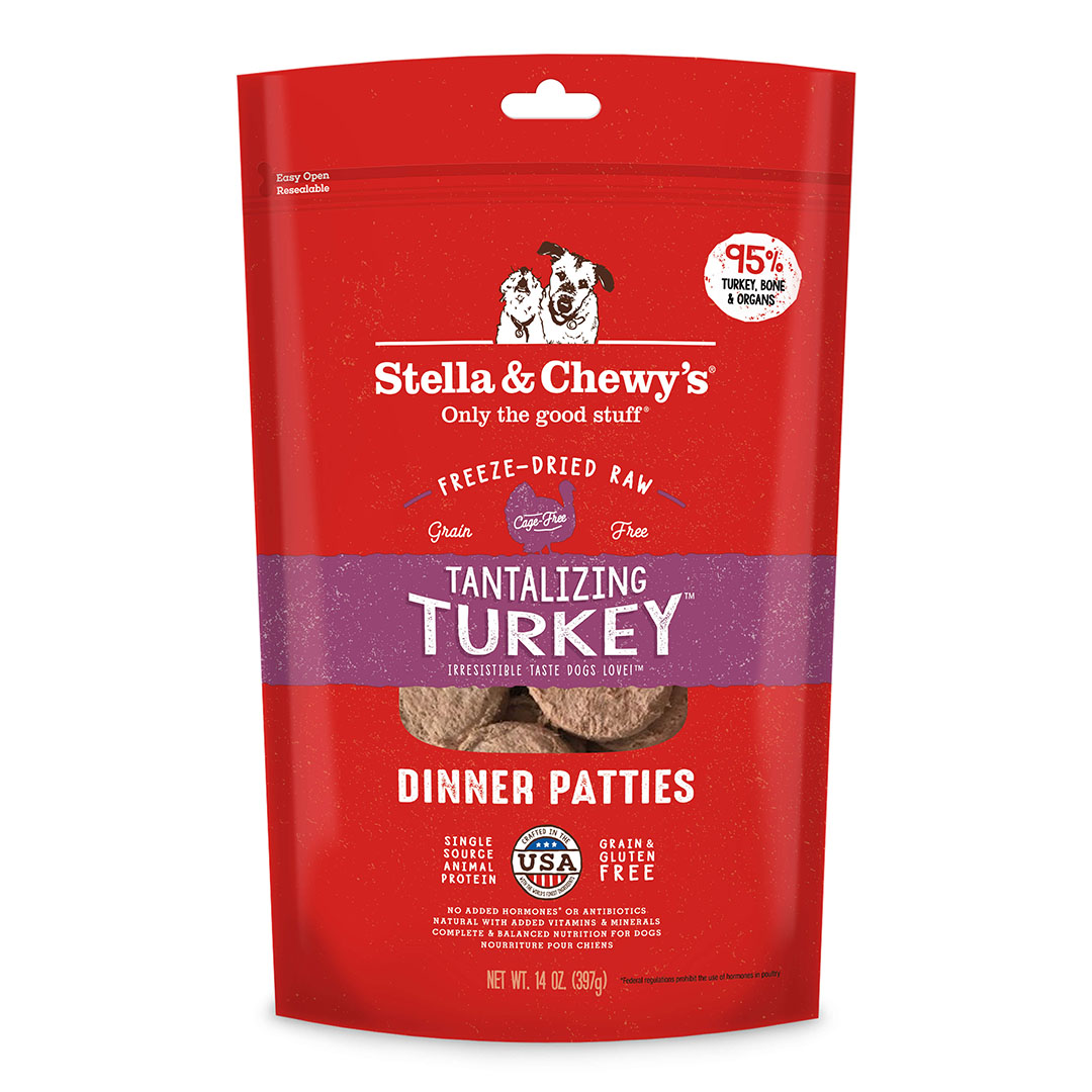 Stella & Chewy's - Tantalizing Turkey Freeze-Dried Raw Dinner Patties