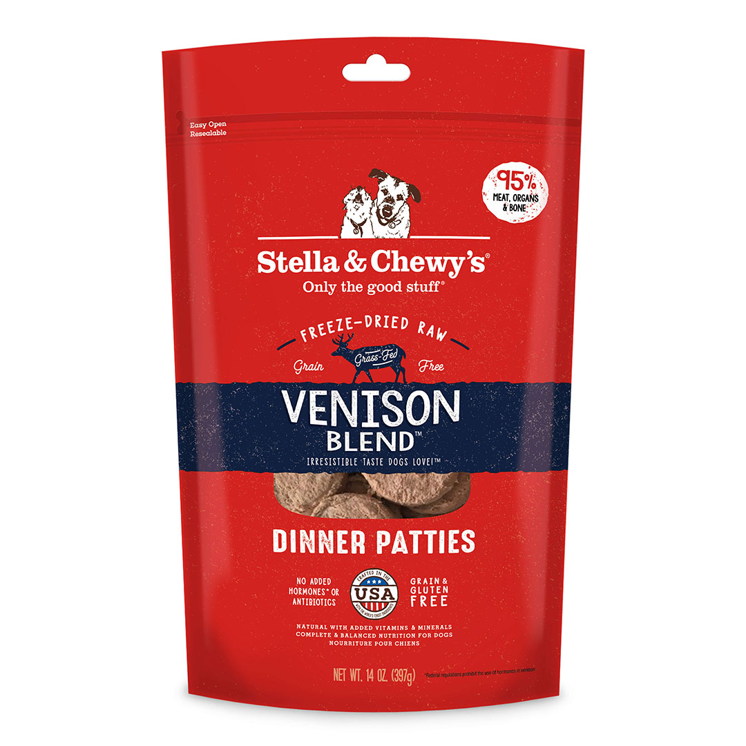 Stella & Chewy's - Venison Blend Freeze-Dried Raw Dinner Patties
