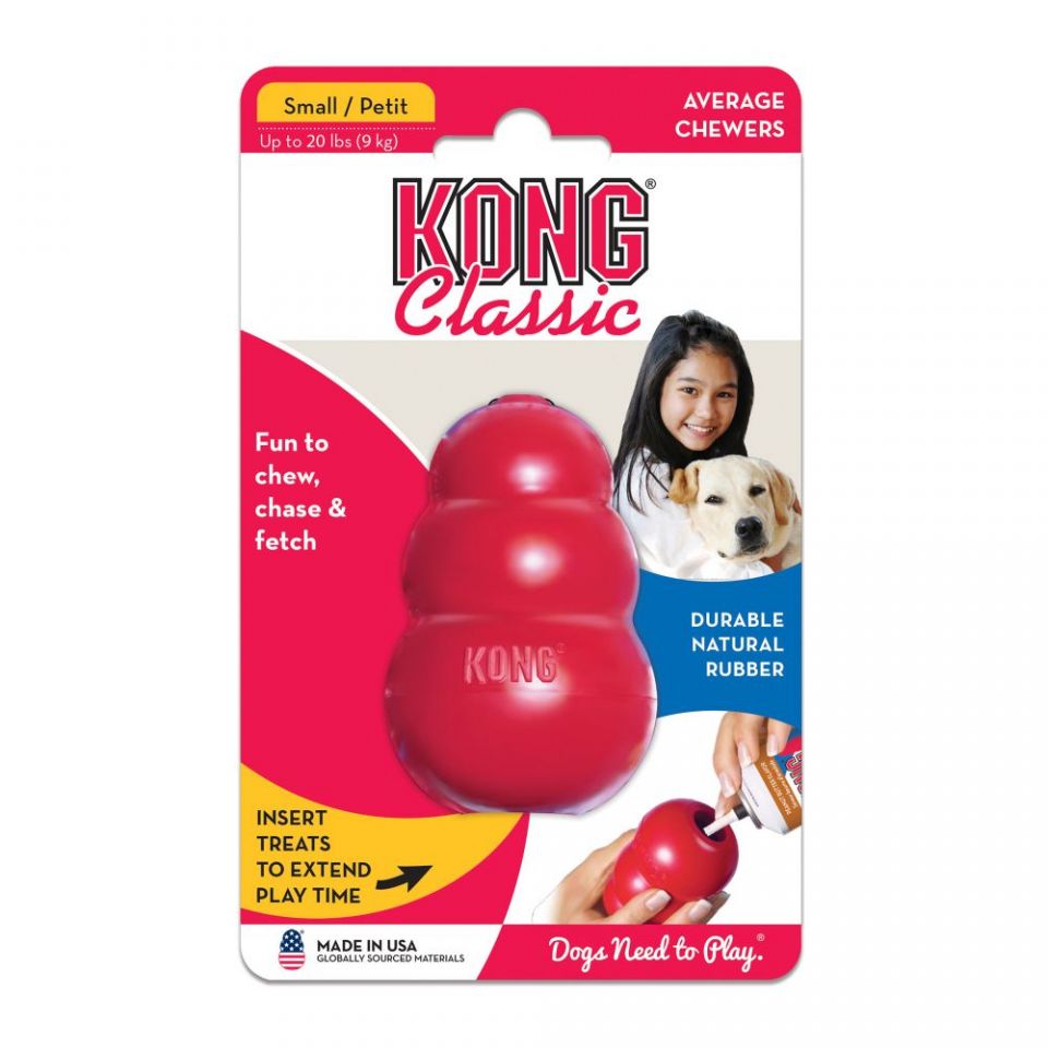 GOODY BOX x KONG Classic Dog Toys & Treats, Small 