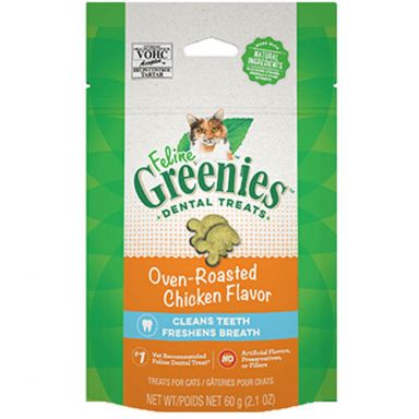 Greenies - Feline Dental Treats - Oven-Roasted Chicken