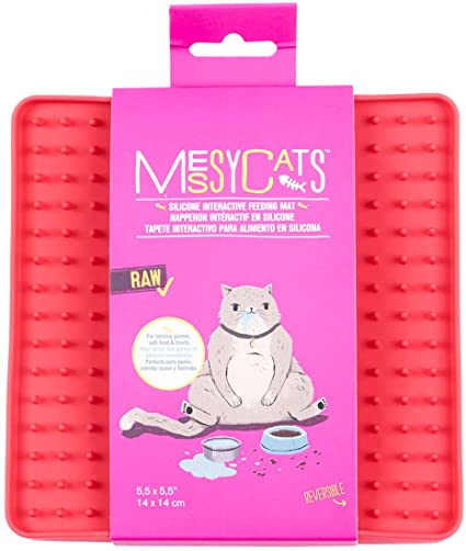 New! Silicone Reversible Interactive Feeding and Licking Mat for Cats