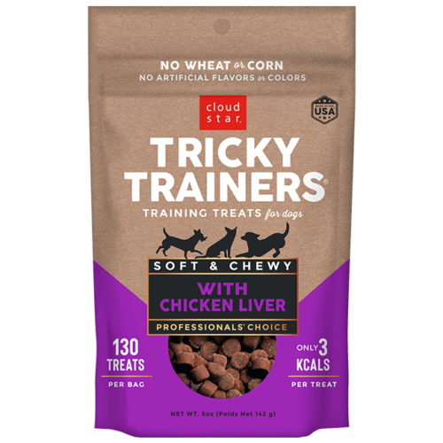 CloudStar - Tricky Trainers - Soft & Chewy w/ Chicken Liver