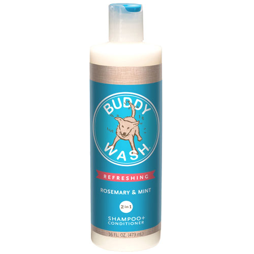 Buddy Wash® Rosemary & Mint 2-in-1 Shampoo + Conditioner for Dogs
