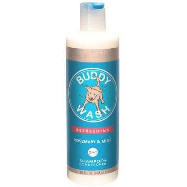 Buddy Wash® Rosemary & Mint 2-in-1 Shampoo + Conditioner for Dogs