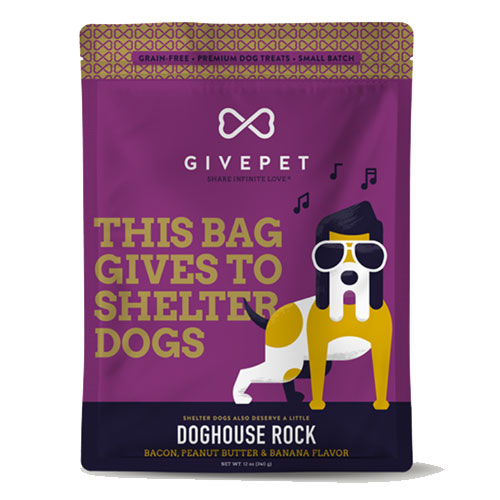 GivePet Baked Treats - Doghouse Rock