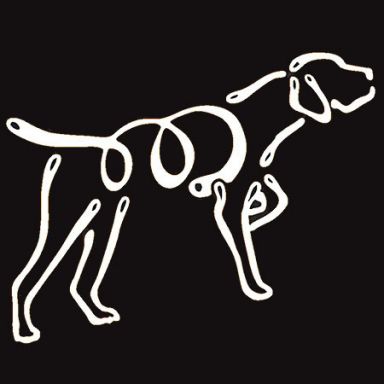K Line Decal - German Shorthaired Pointer