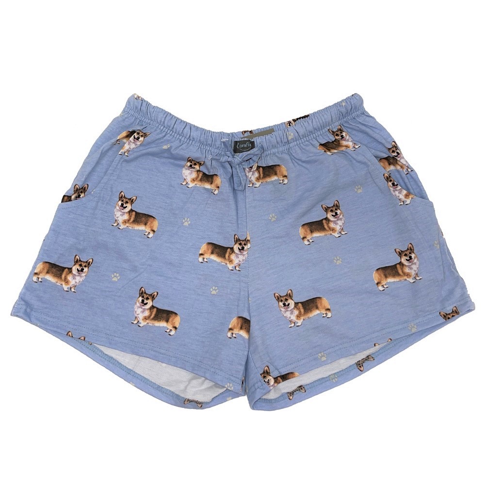 Comfies Pajama Shorts - Welsh Corgi