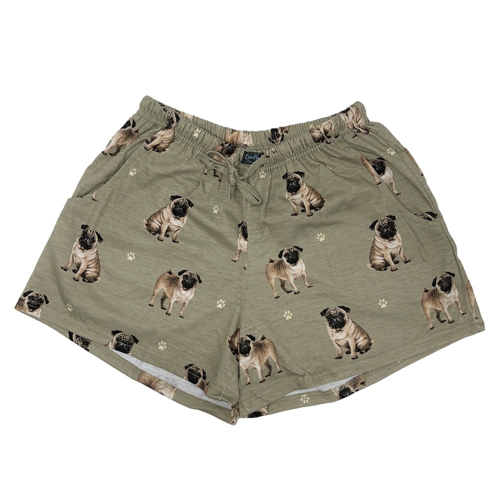 Pug on sale swim trunks