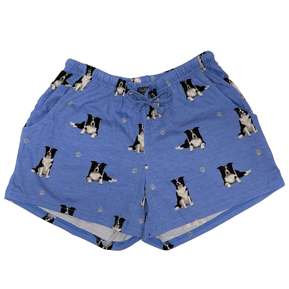 Comfies Pajama Shorts - Border Collie