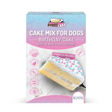 Puppy Cake - Mix Birthday Cake with Sprinkles