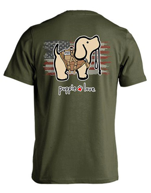Puppie Love Tshirts - Military Working Pup