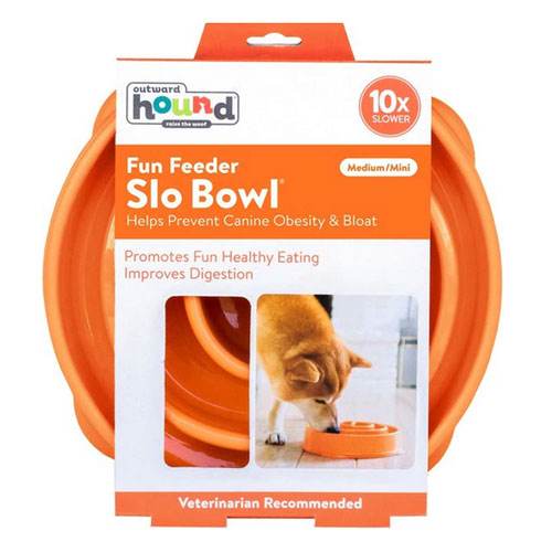 Outward hound Interactive Slow Feeder Dog Bowl (XS 3/4 C.)