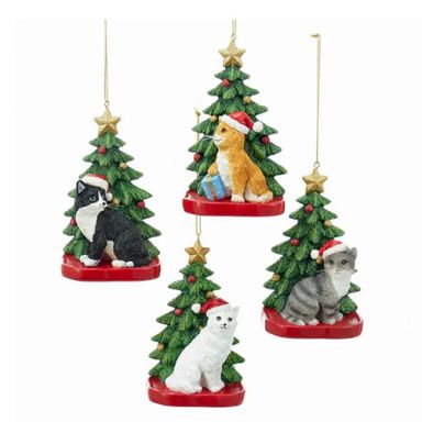 Holiday Cat Tree Ornament