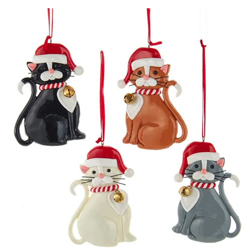 Holiday Cat Ornaments