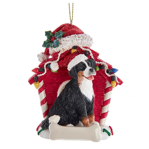 Bernese Dog House Ornament