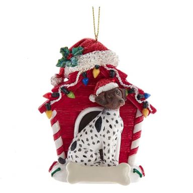 German Shorthaired Pointer Dog House Ornament - SOLD OUT