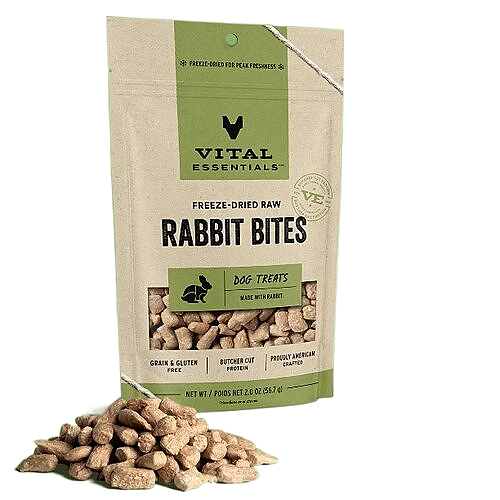 Vital Essentials Rabbit Bites Freeze-Dried Treats