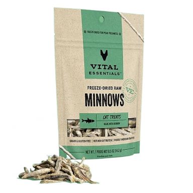 Vital Essentials Vital Minnows Freeze-Dried Cat Treats