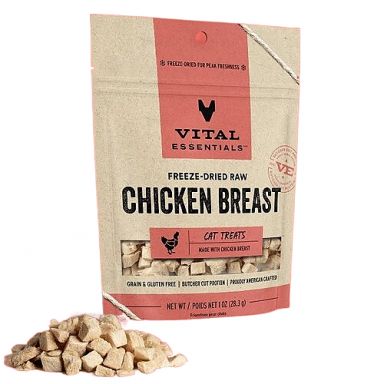 Vital Essentials Vital Chicken Breast Freeze-dried Cat Treats