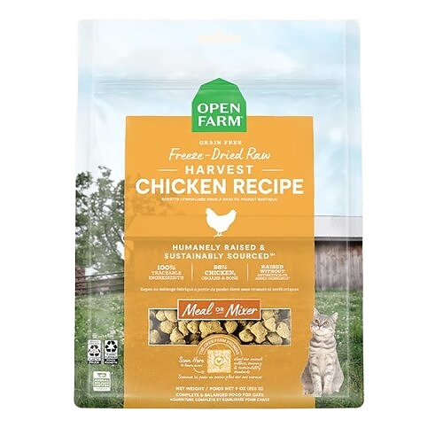 Open Farm - Harvest Chicken Freeze Dried Raw Cat Food
