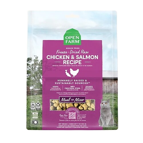 Open Farm - Chicken & Salmon Freeze Dried Raw Cat Food