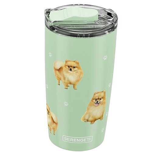 CHICKOR Poodle Tumbler - Black Poodle Travel Mugs For Dog Lovers Dog Print  Cups Dishwasher Safe Tumbler Thermos Cups For Hot And Cold Drinks Dog Print  Pattern Seamless Thermos Tumbler Tumbler Dog