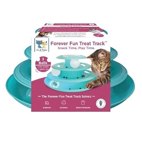 Doc & Phoebe Forever Fun Treat Track Cat Puzzle Toy - Howl