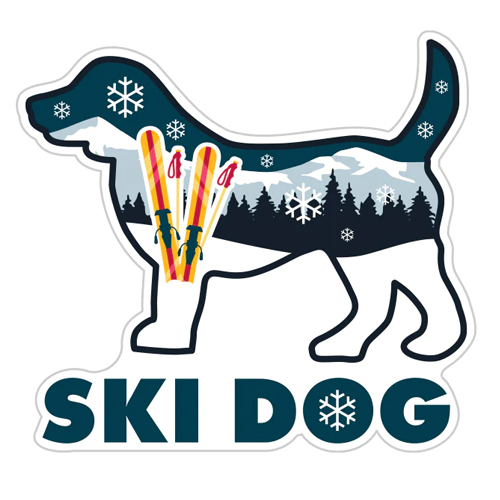 Ski' Sticker