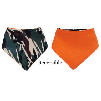 Black Dog Farm - Reversible Camo/Orange Bandana