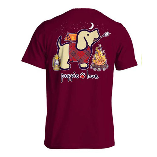 Puppie Love Tshirts - Camping Pup