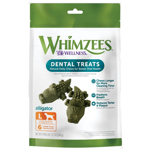 WHIMZEES® - Alligator All Natural Daily Dental Chew for Dogs