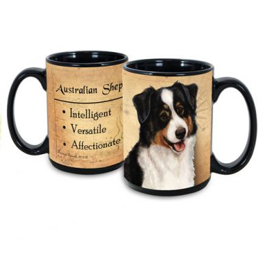 My Faithful Friends Mug - Australian Shepherd (Black Tri)