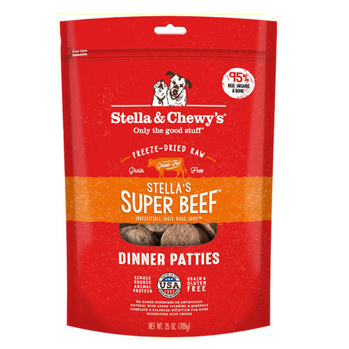 Stella & Chewy's - Stella’s Super Beef Freeze-Dried Raw Dinner Patties