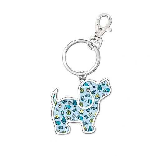 Puppie Love Keychain - Camping Pup