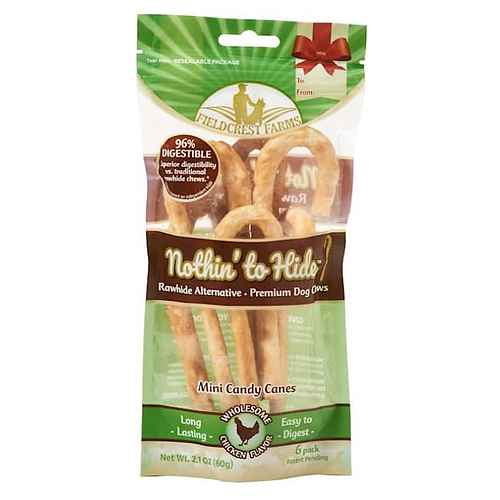 Nothin' To Hide - Mini Candy Cane Chews - 6pk - OUT OF STOCK