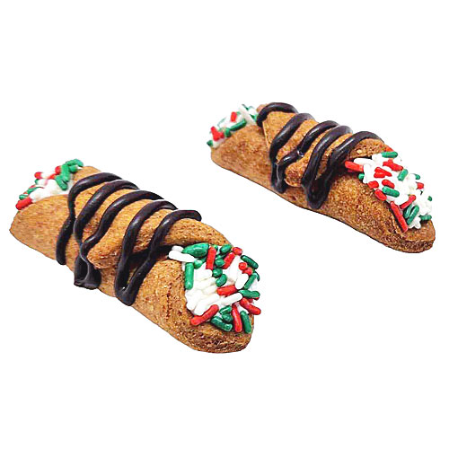 Mini Holiday Cannolis