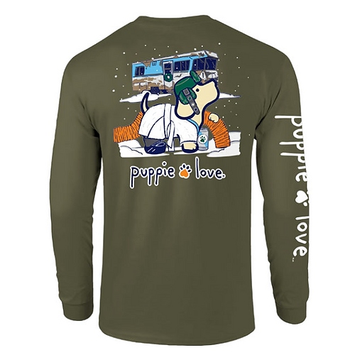 Puppie Love Long Sleeve - Christmas RV Pup