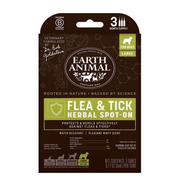 Earth Animal - Nature’s Protection™ Flea & Tick Herbal Spot-On For Dogs