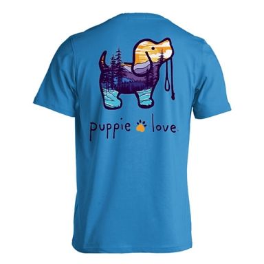 Puppie Love Tshirts - Forest Sunset Pup