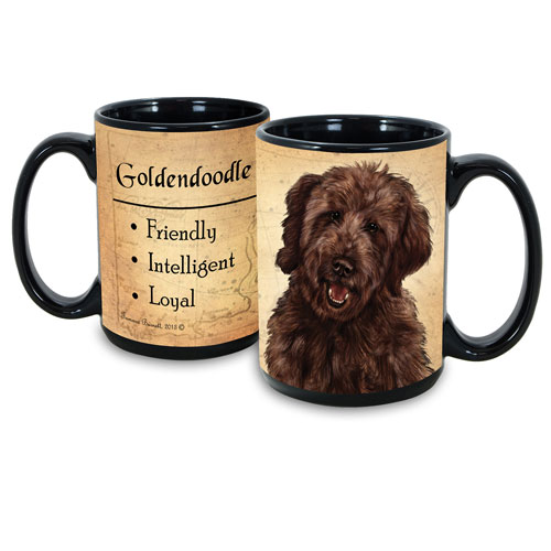 My Faithful Friends Mug - Goldendoodle (Chocolate)