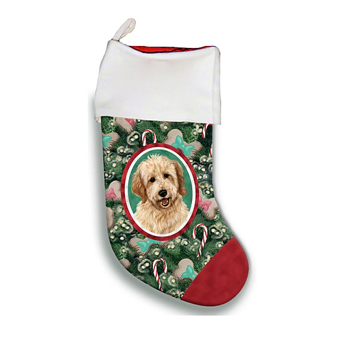 Christmas Stocking - Goldendoodle