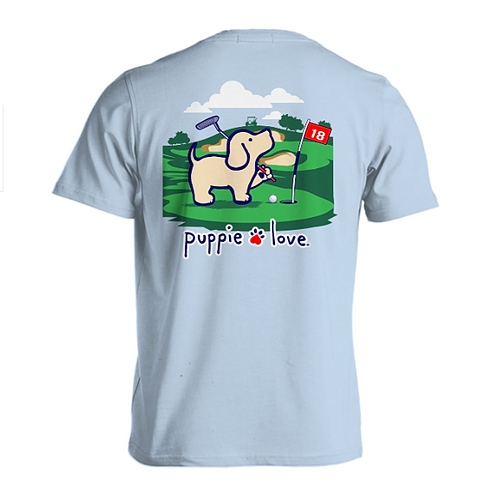 Puppie Love Tshirts - Golf Pup