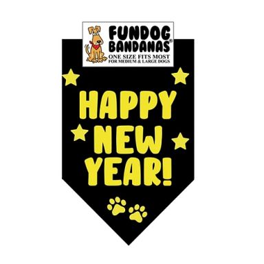 FunDog Bandanas - Happy New Year!