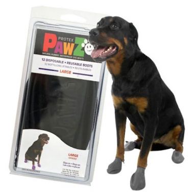 Pawz - All Season Dog Boots for Large Dogs - Black