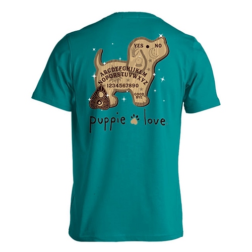 New! Puppie Love Tshirts - Ouija Board Pup - limited quanties