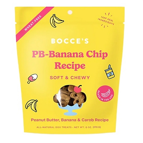 Bocce's Bakery - PB-Banana Chip Soft & Chewy Treats - $2 OFF