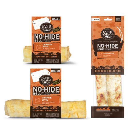 NEW! Earth Animal - No-Hide® Chews - Pumpkin Spice - For a limited time only!- Sale - 20% OFF