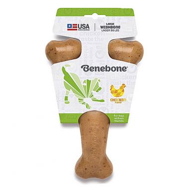 Benebone - Wishbone Tough Dog Chew Toy - Chicken Flavor